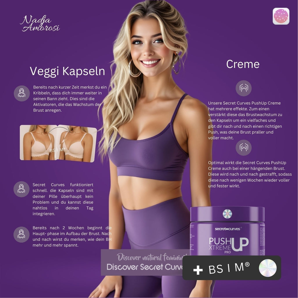 Original Secret Curves Push-Up Creme Pro X Kokos + Pueraria Mirifica Day & Night Set
