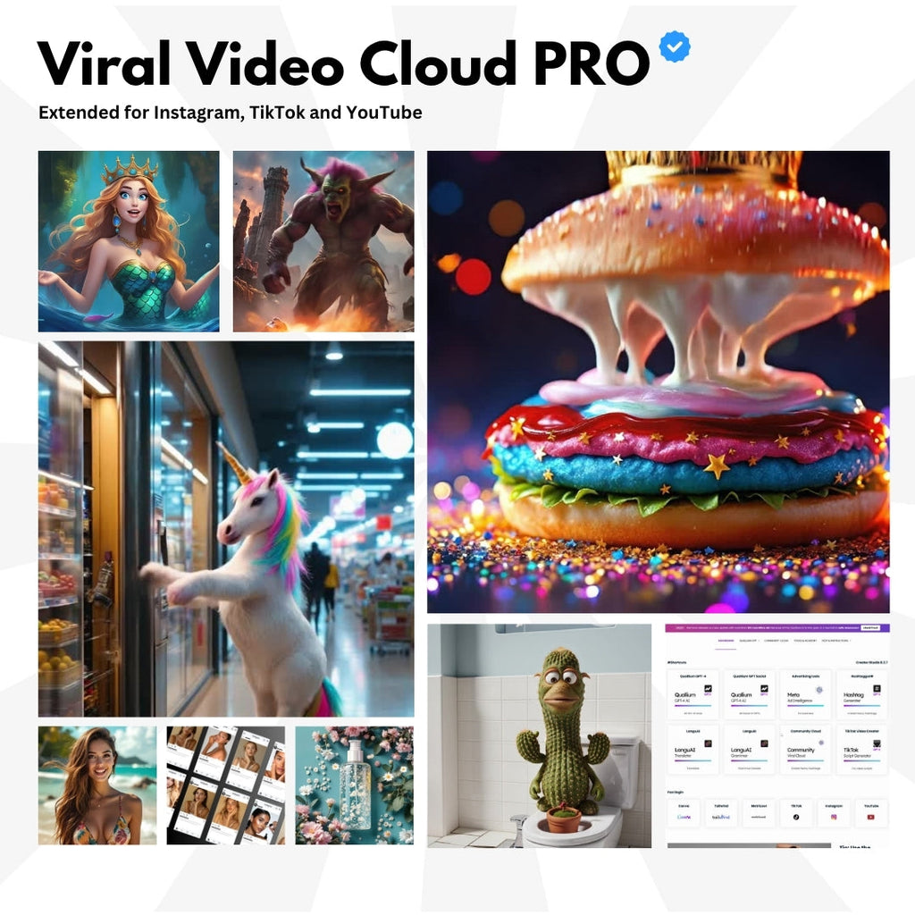 Viral Cloud PRO. Inklusive funnelspy®, Pictureflow®, 20k Assets