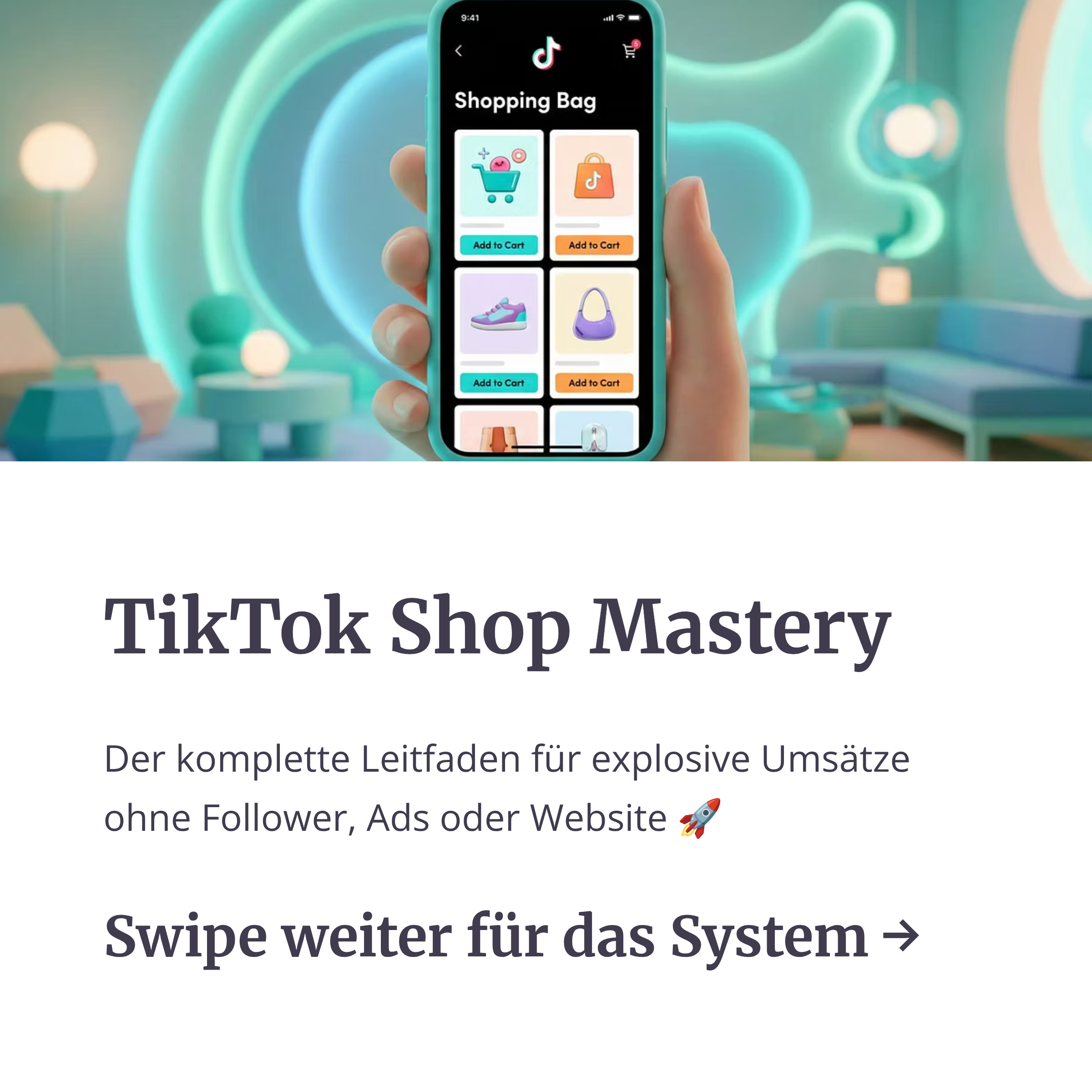 TikTok Shop Masterclass für (Shopify) Seller. Die komplette Masterclass von 7 stelligen Sellern, die jedes 5.000€ Coaching schlägt!