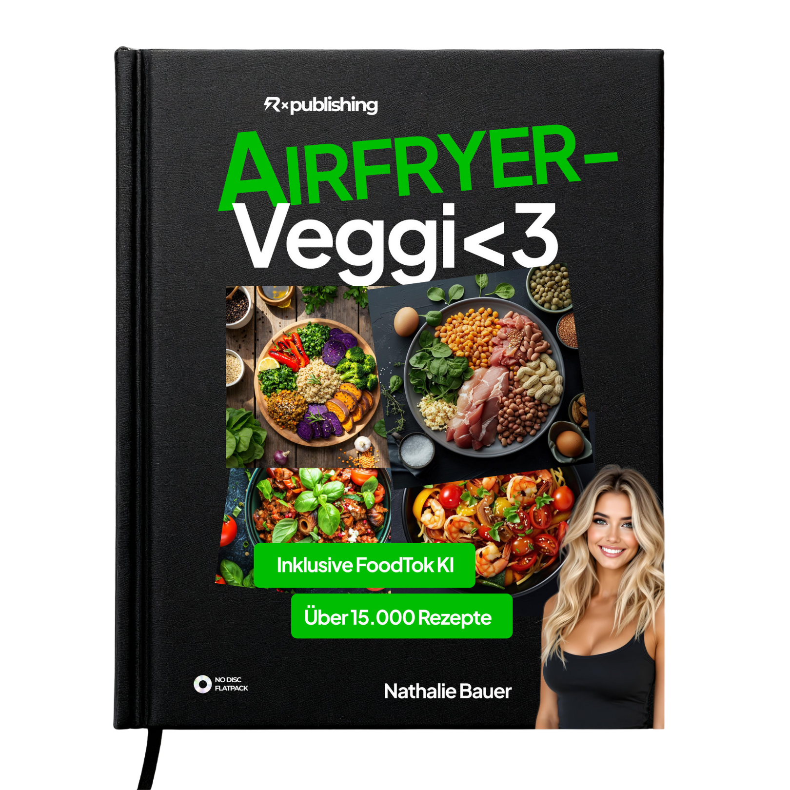 Neu, Limitiert: AirFryer Blitzrezepte+Band 1,2,3 & App. 22.000 Rezepte. 12 Monate on Demand + 3 Bücher