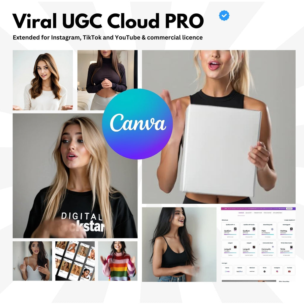 befluence® Pro Design Bundle für Canva und Figma mit 7 Cloud Addons