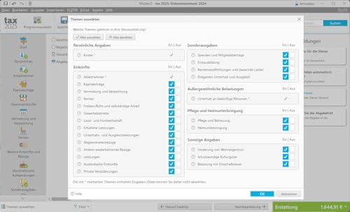 tax 2025 (für Steuerjahr 2024) | Digitaler Download