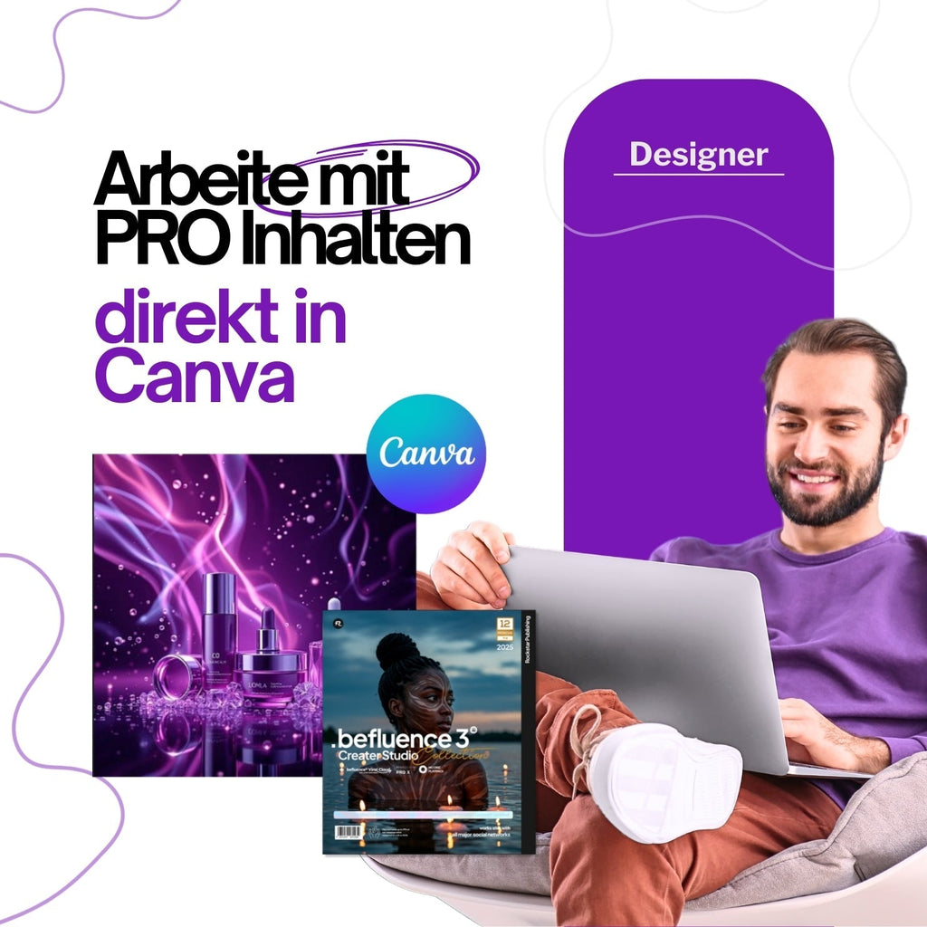 befluence® Pro Design Bundle für Canva und Figma mit 7 Cloud Addons