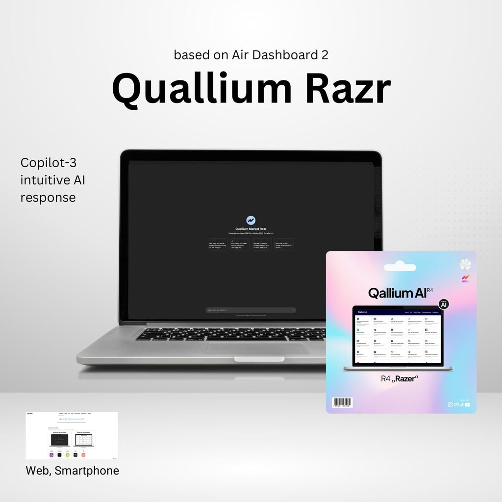 NEU! Quallium 2.5 Market Razer E-Commerce. 96 KI Systeme für alle Business Anforderungen