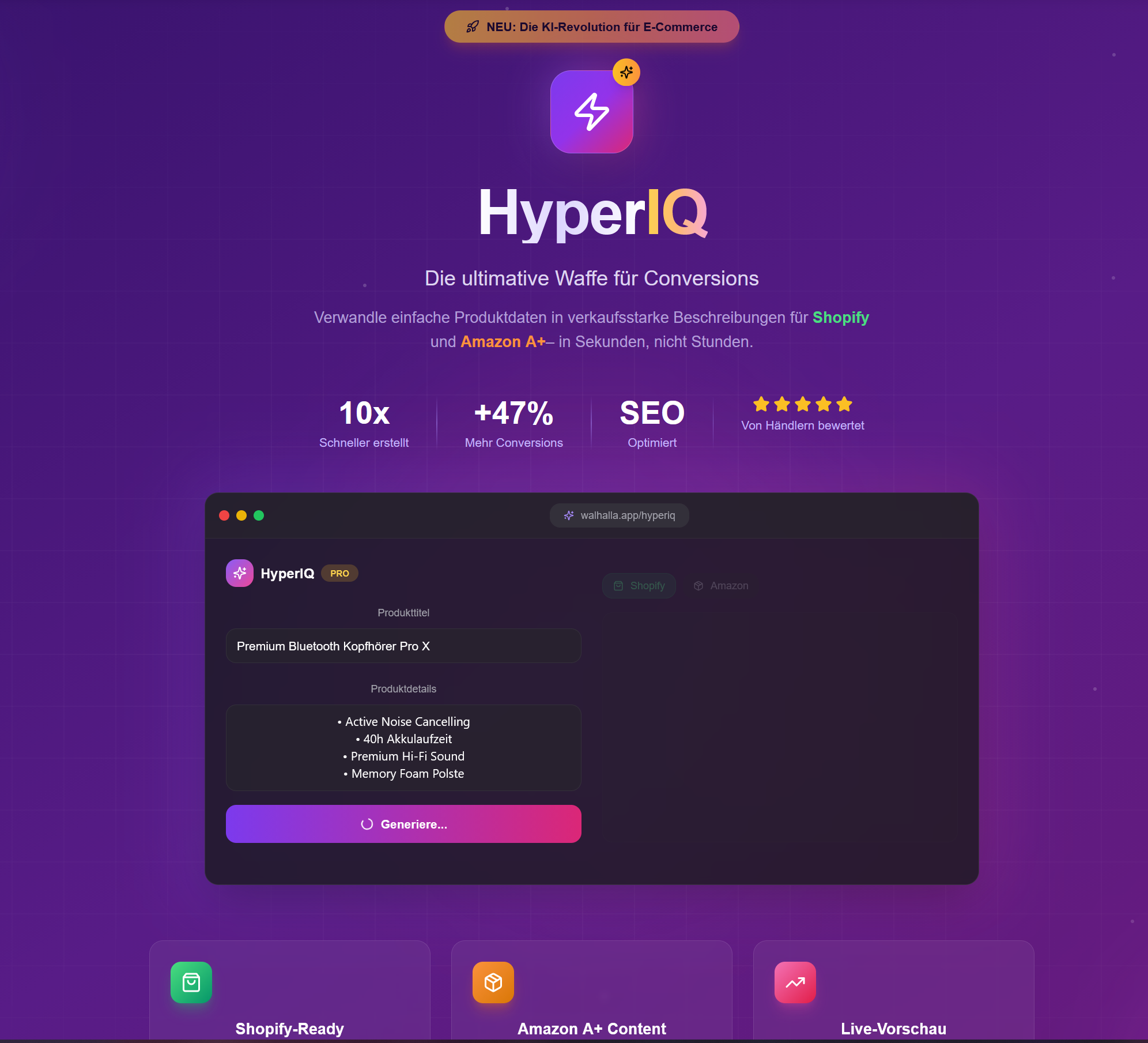 Walhalla APP Enterprise KeywordTool + MarketingCloud Inklusive Business Credit Pack und Lizenz