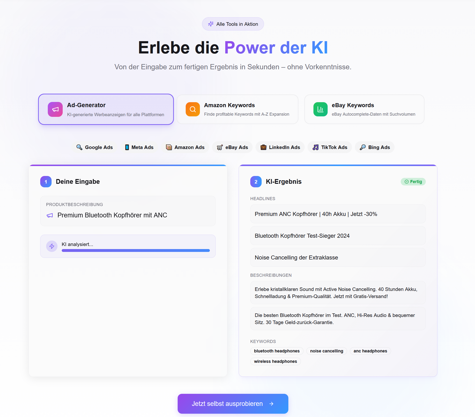 Walhalla APP KeywordTool + MarketingCloud Inklusive Business Credit Pack und Lizenz