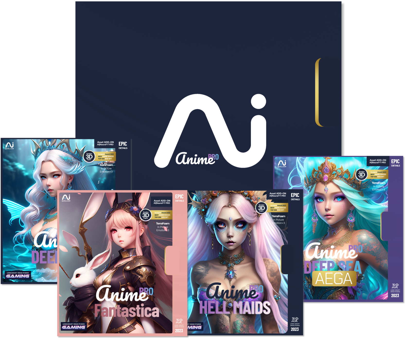AnimePRO AEGA Light Box mit 30 Editionen