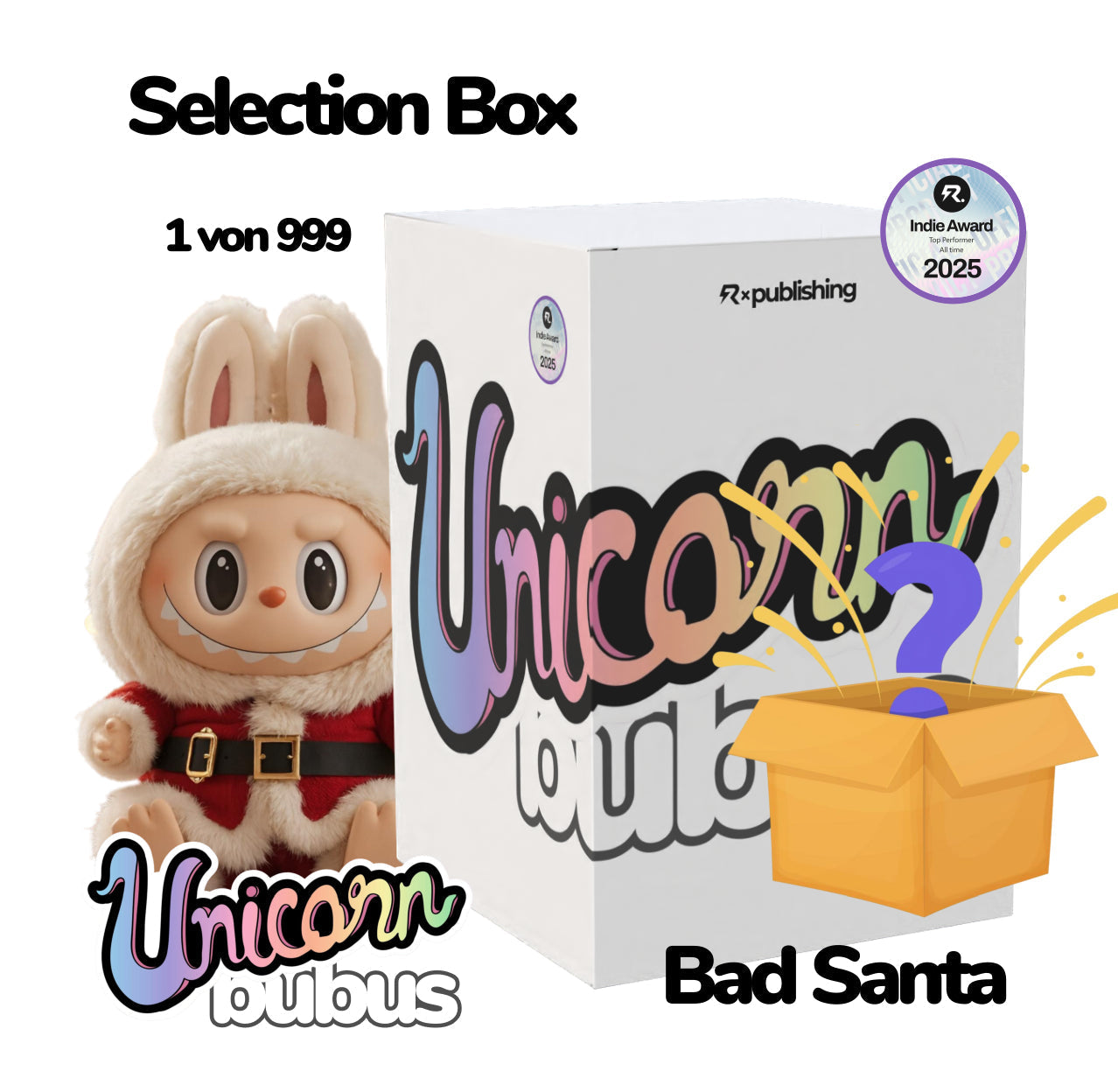 Viraler Hit! Unicorn Bubus - KI Buddy. Bad Edition. Selection Box. Limitiert