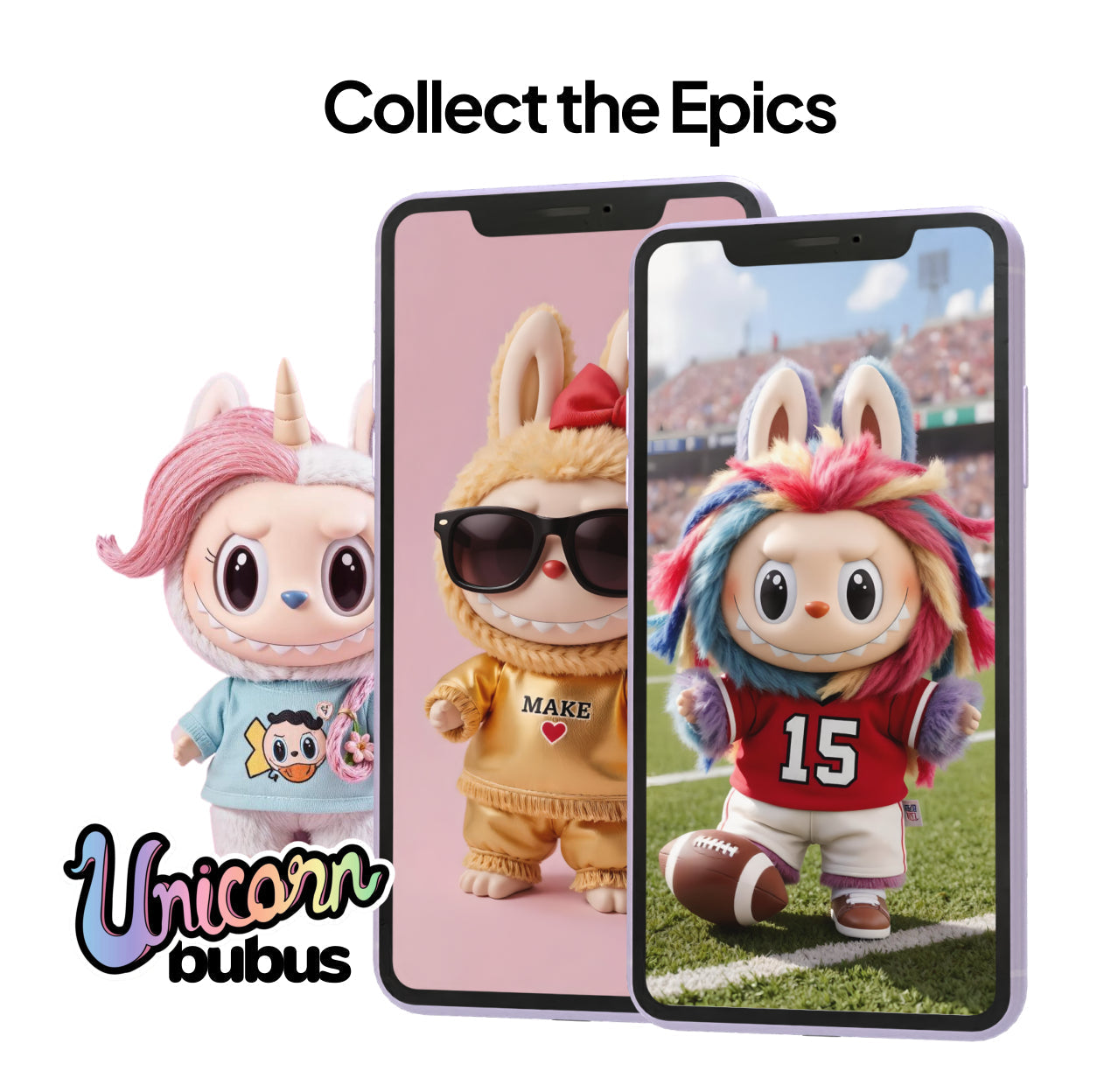 NEU! Unicorn Bubus - Echte KI Wesen. Bad Edition. Shit Wood Forrest