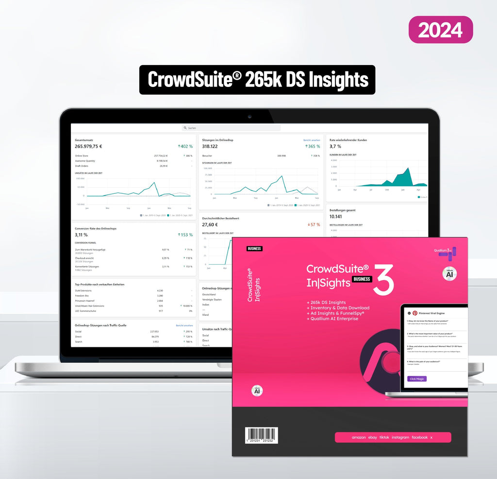 CrowdSuite® CSX In|Sights 265.000€ Dropshipping-Store Coaching Box