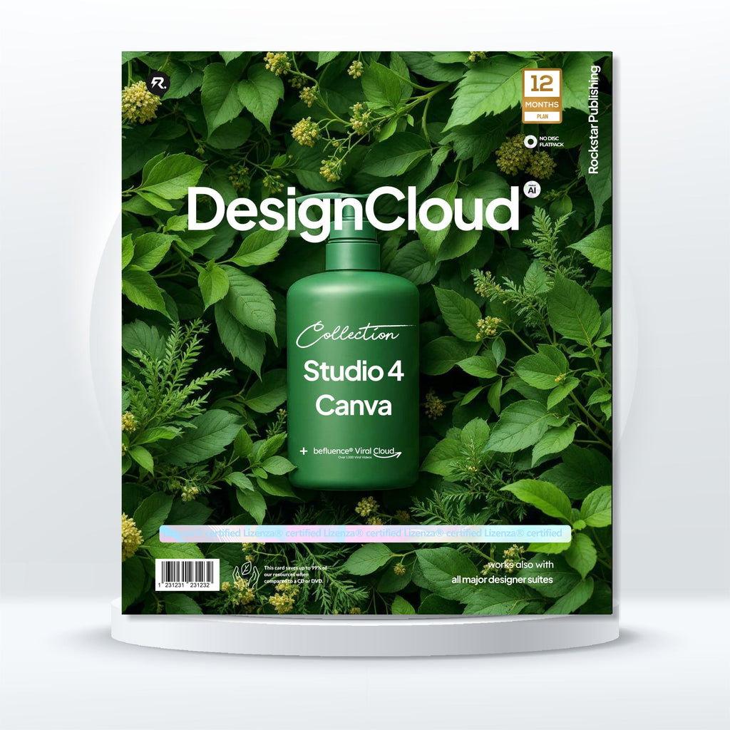 Design Cloud PRO für Canva -  Alle Premium Addons + KI