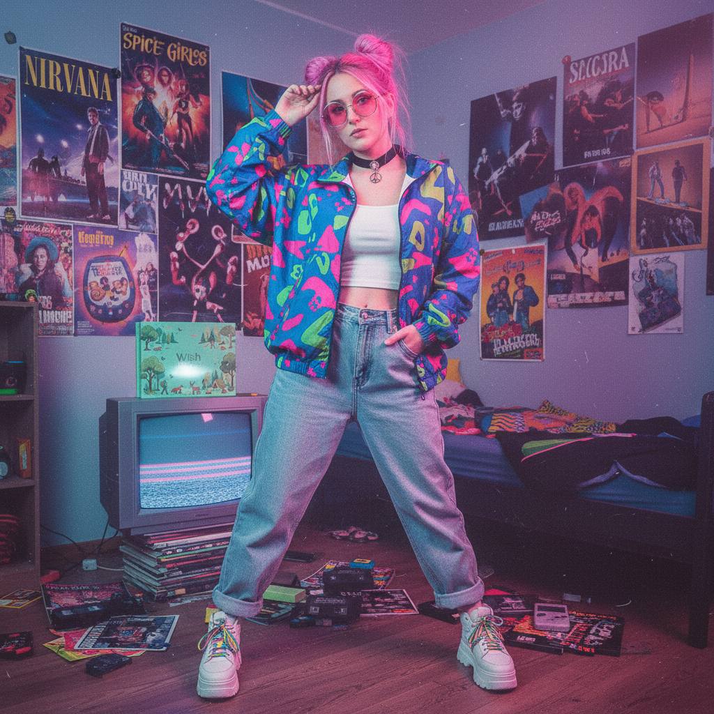 90s Nostalgia Dreamshot – Deine Zeitreise zurück in die coolste Ära aller Zeiten