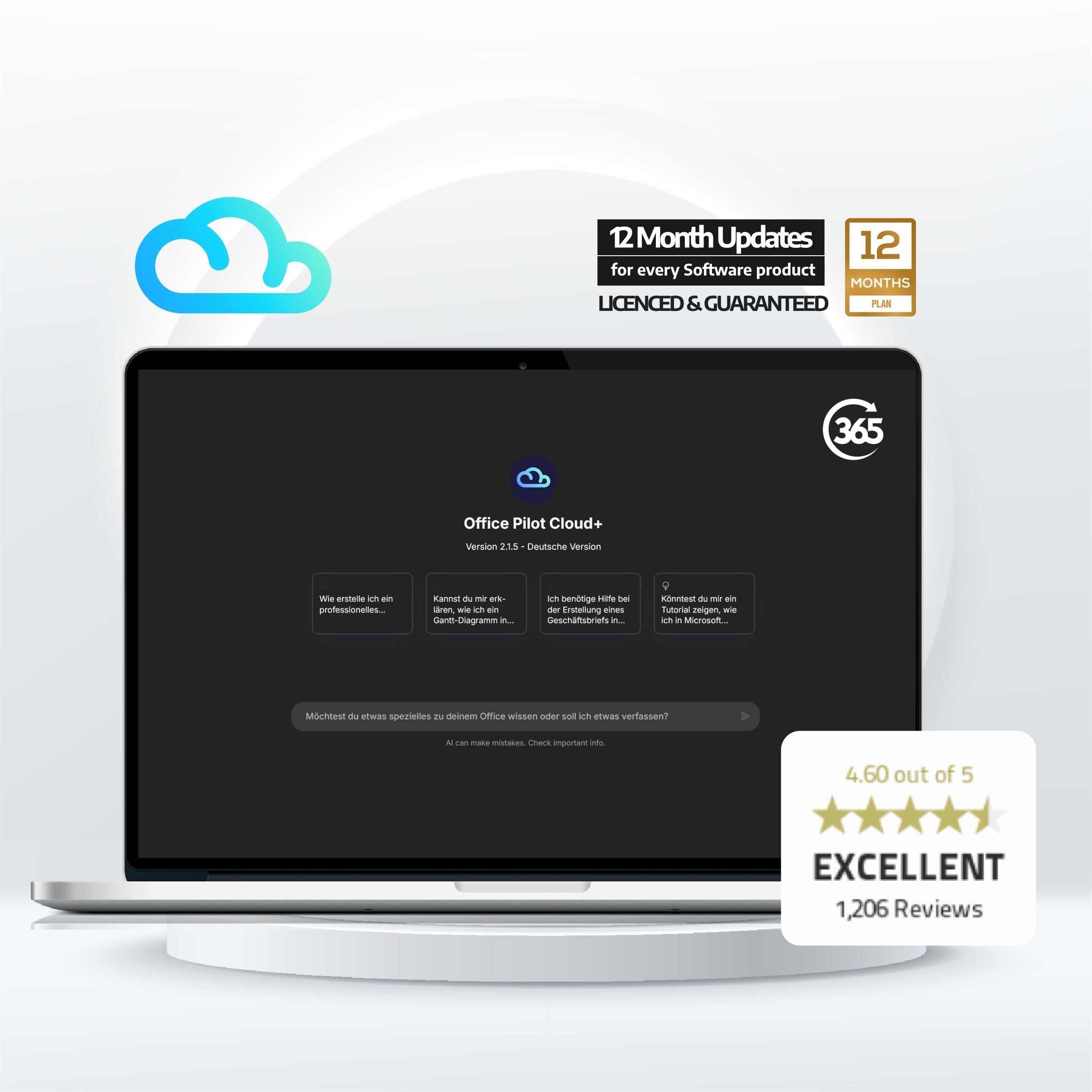 Office Pilot Cloud+ für Project 2021