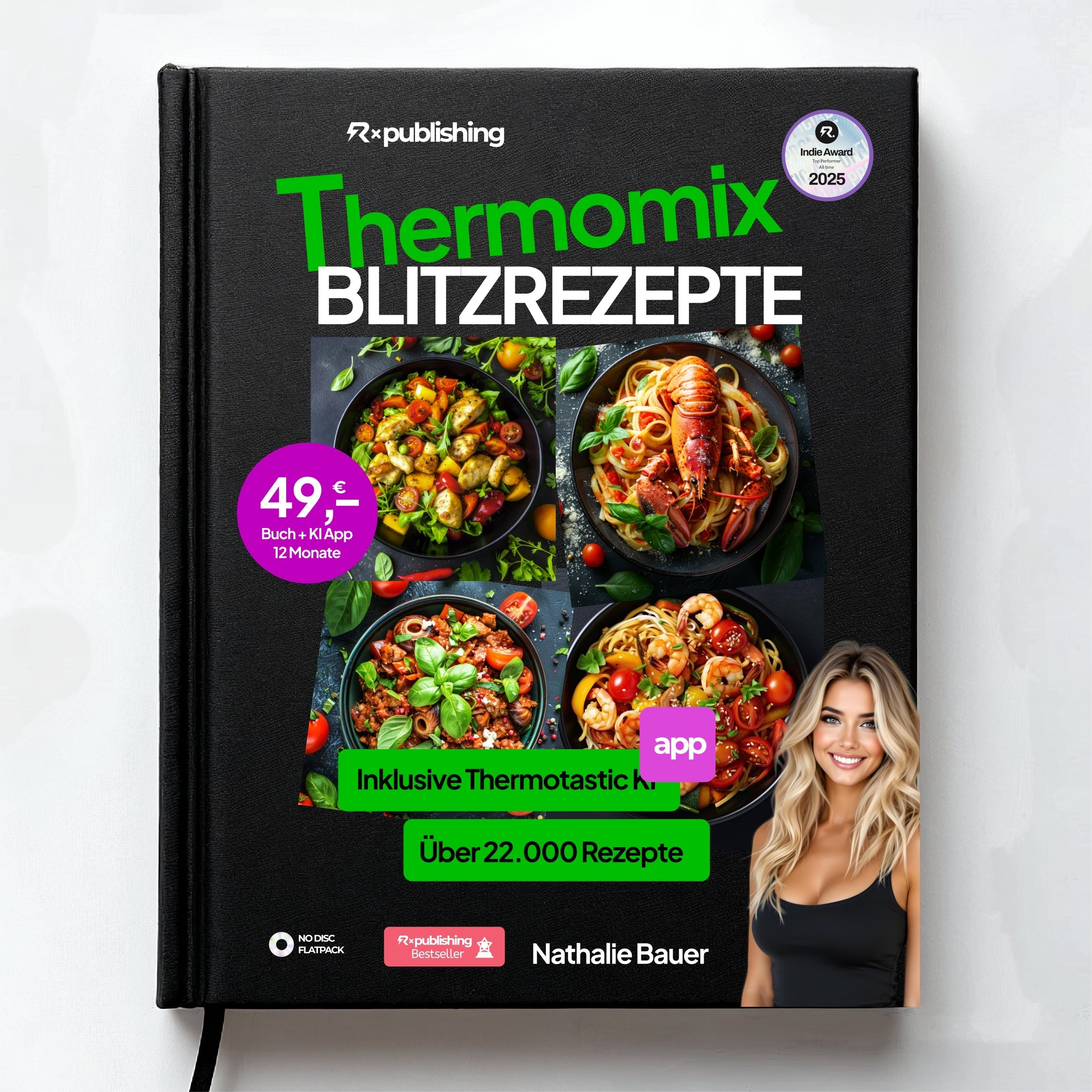 Thermotastic – Die Rezepte KI App für deinen Thermomix. 220.000 Rezepte. 3 Jahre lang inkl. Blitzrezepte Bestseller